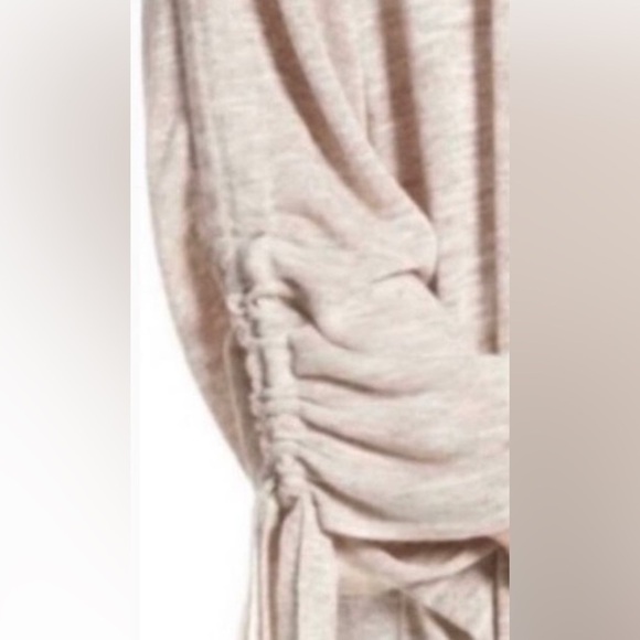 Nordstrom Trouvé linen blend open cardigan - Picture 3 of 10